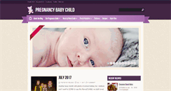 Desktop Screenshot of pregnancybabychild.com